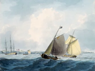 Navires au large de Cromer, Norfolk